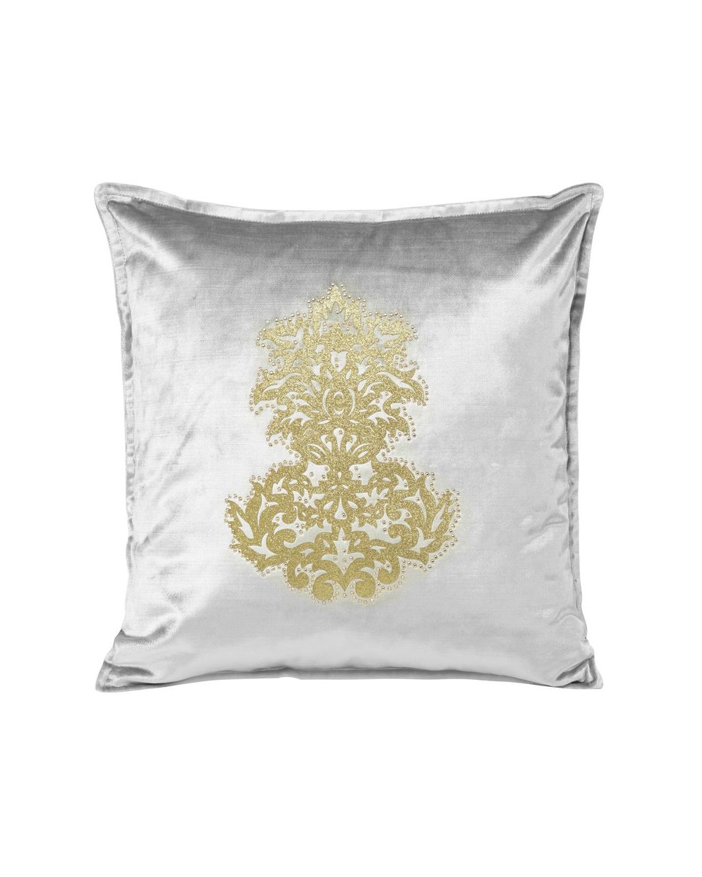 Poszewka velvet 45x45 Royal 4 srebrna