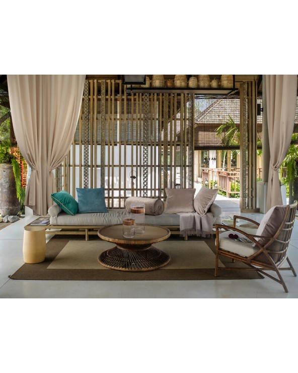 Poszewka velvet 45x45 Velvet 56 ciemnobeżowa