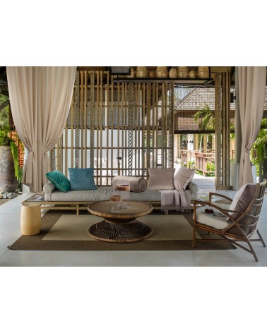 Poszewka velvet 45x45 Velvet 56 ciemnobeżowa