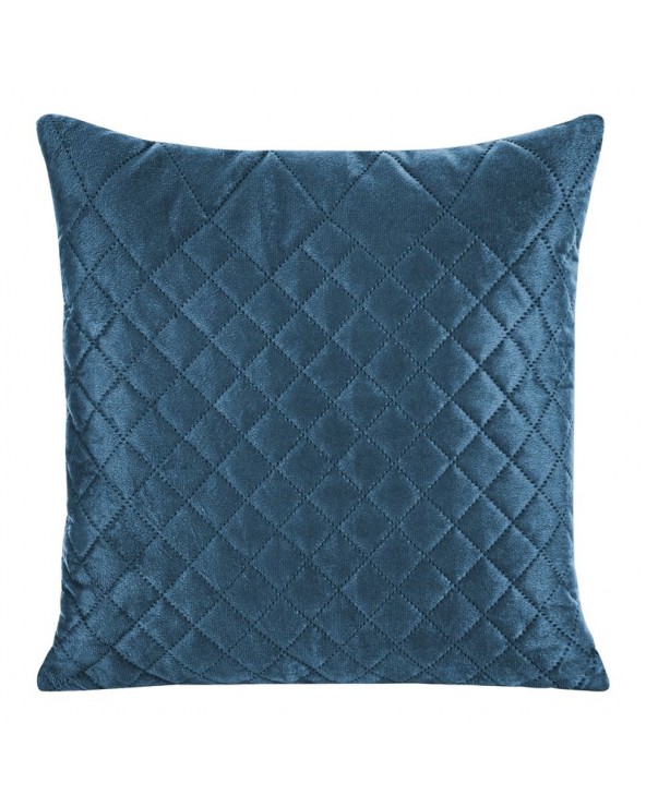 Poszewka velvet 40x40 Luiz 3 granatowa