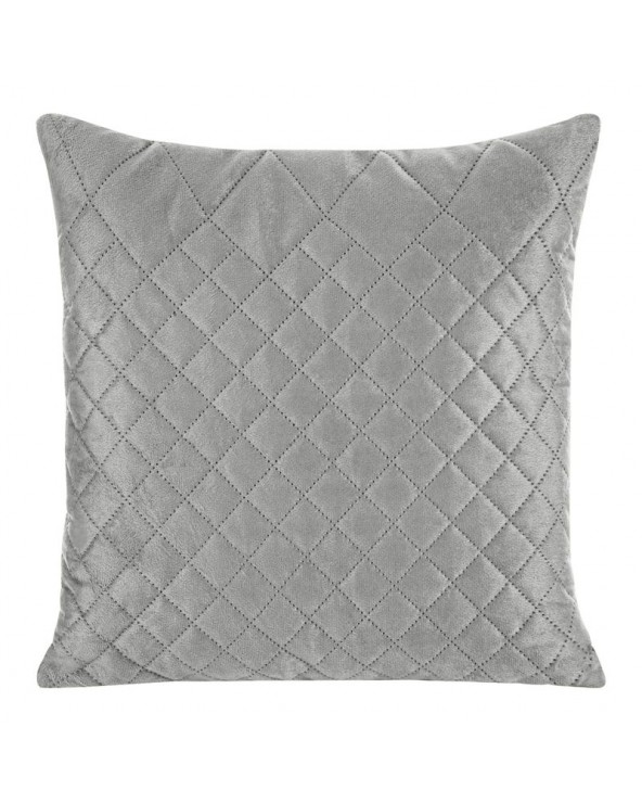 Poszewka velvet 40x40 Luiz 3 srebrna 