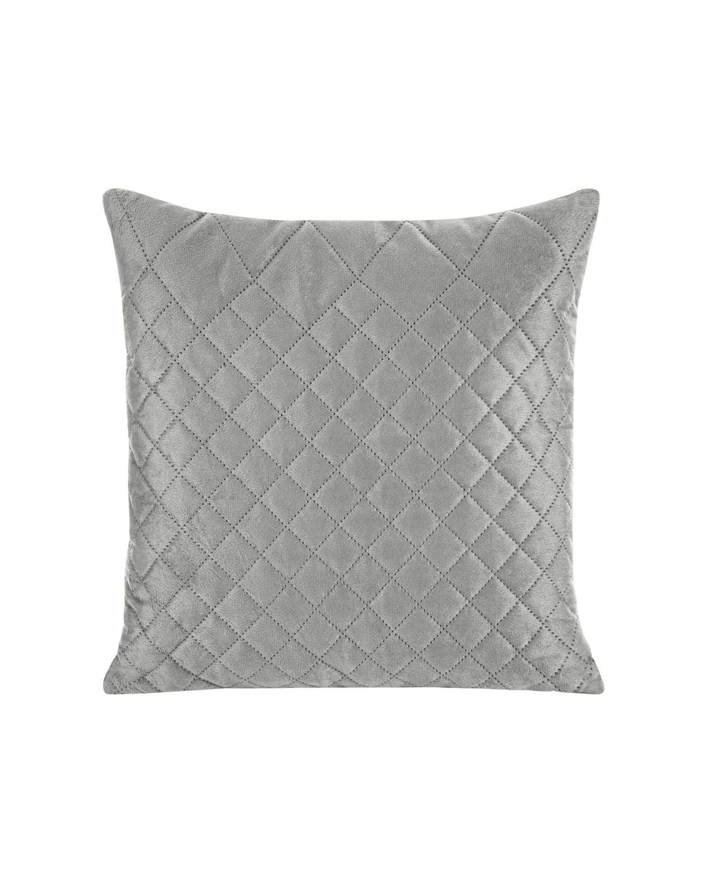 Poszewka velvet 40x40 Luiz 3 srebrna 