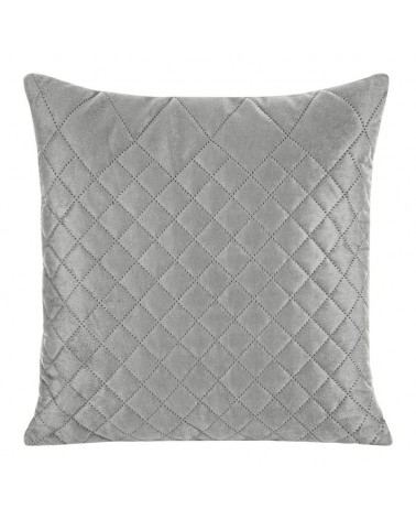 Poszewka velvet 40x40 Luiz 3 srebrna 