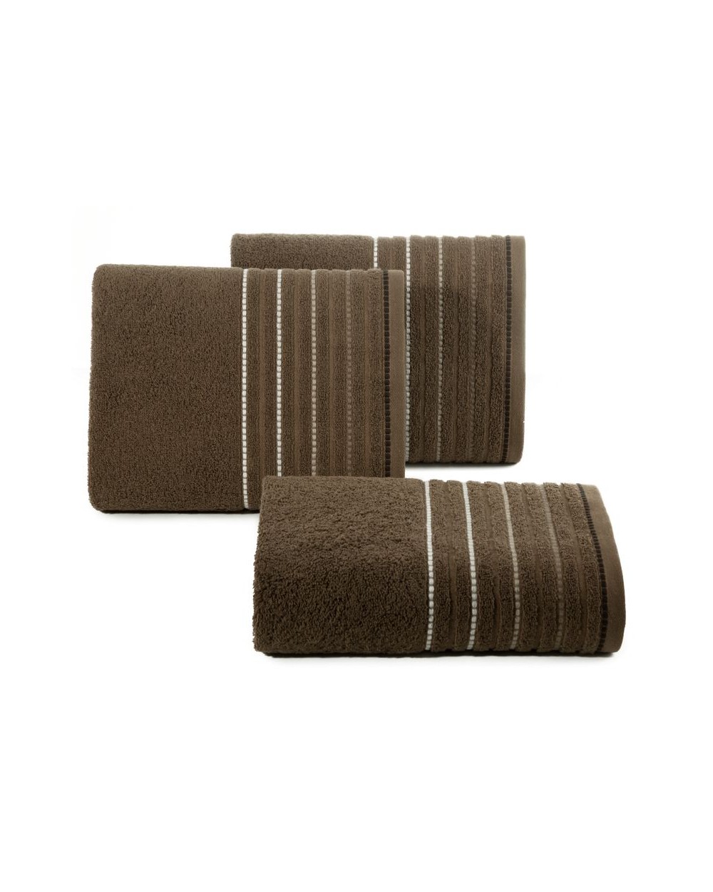 Ręcznik bawełna 70x140 Iza brązowy