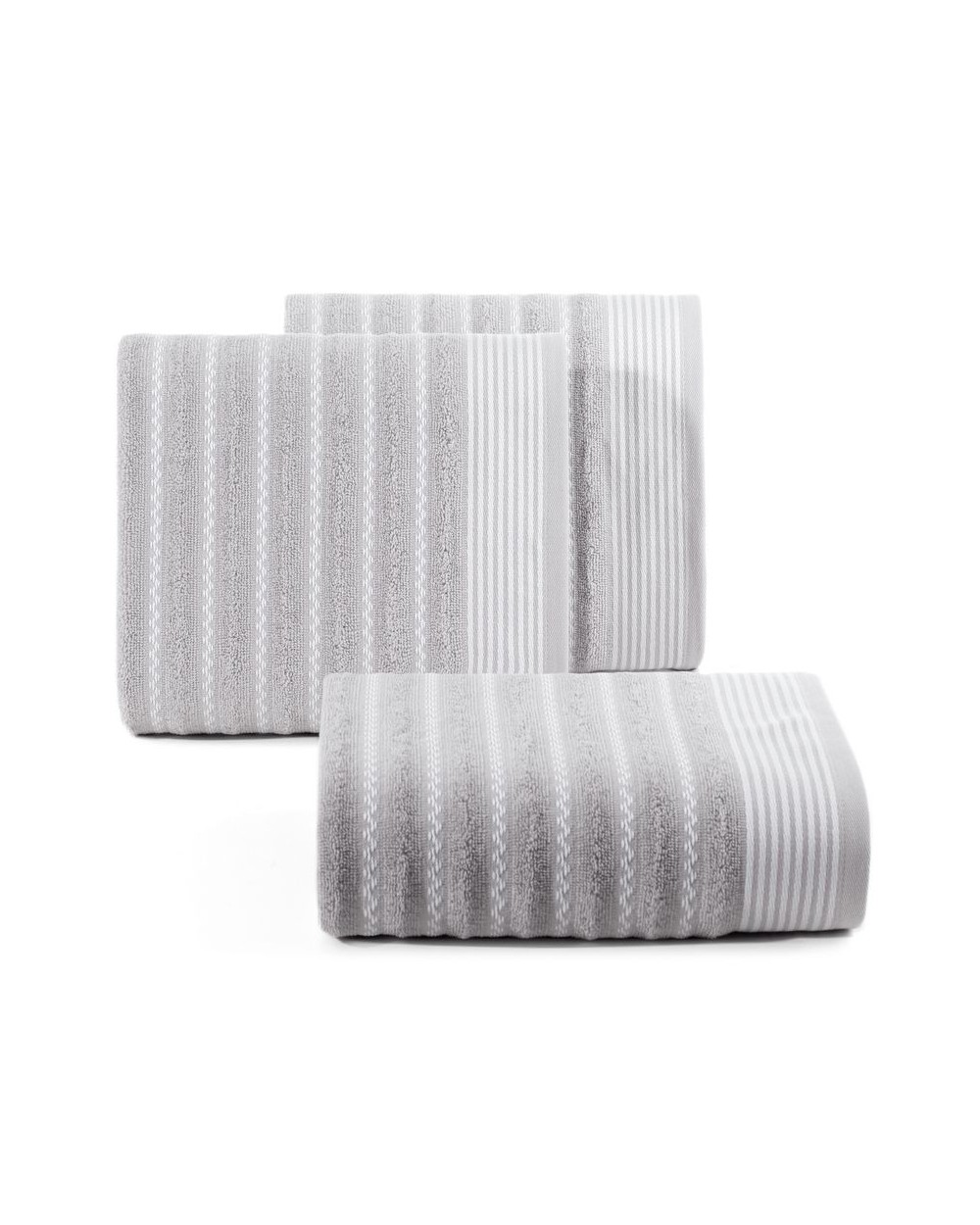 Ręcznik bawełna 50x90 Leo srebrny