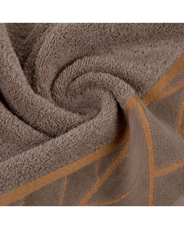 Ręcznik bawełna 50x90 Alisma 2 brązowy