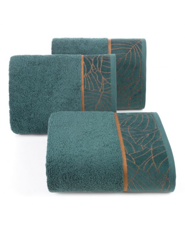 Ręcznik bawełna 50x90 Lili 2 ciemnoturkusowy
