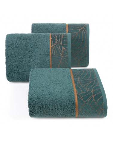 Ręcznik bawełna 50x90 Lili 2 ciemnoturkusowy