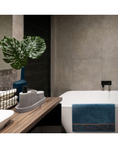 Ręcznik bawełna 50x90 Lili 2 ciemnoturkusowy