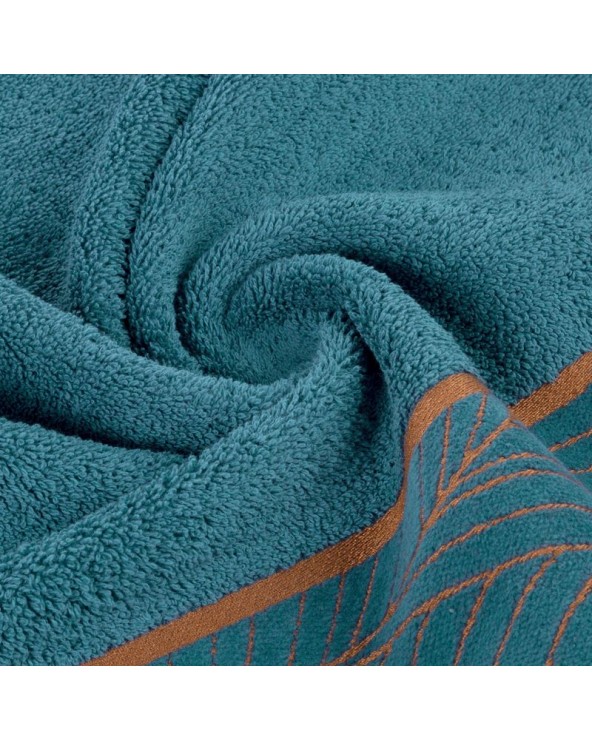 Ręcznik bawełna 50x90 Lotos 4 turkusowy