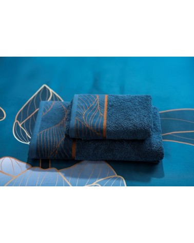 Ręcznik bawełna 50x90 Lotos 4 turkusowy