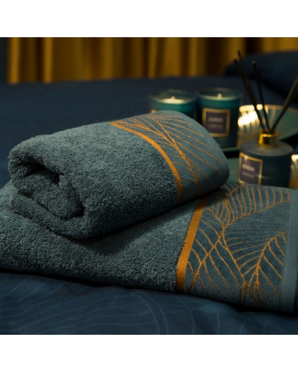 Ręcznik bawełna 50x90 Lotos 4 turkusowy