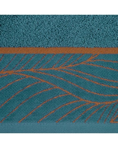 Ręcznik bawełna 70x140 Lotos 4 turkusowy 