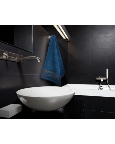 Ręcznik bawełna 70x140 Lotos 4 turkusowy 