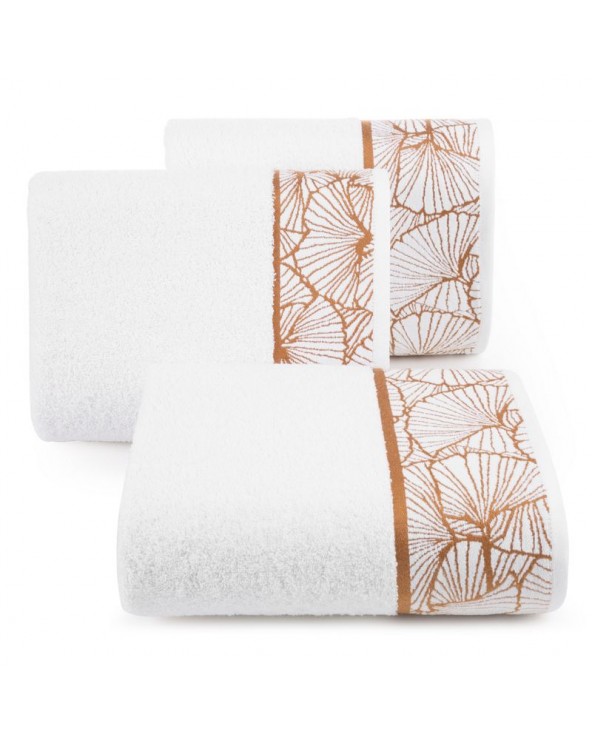 Ręcznik bawełna 50x90 Luna 3 biały