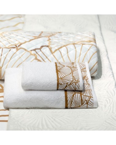 Ręcznik bawełna 70x140 Luna 3 biały