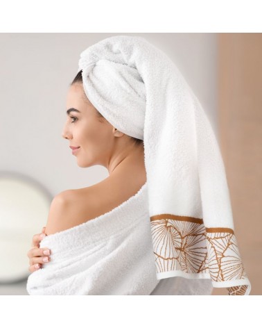 Ręcznik bawełna 70x140 Luna 3 biały