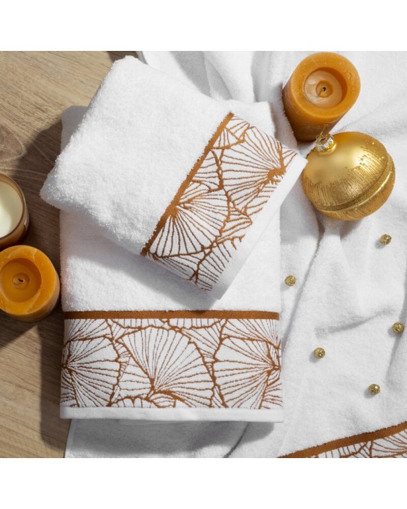 Ręcznik bawełna 70x140 Luna 3 biały