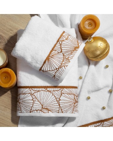 Ręcznik bawełna 70x140 Luna 3 biały