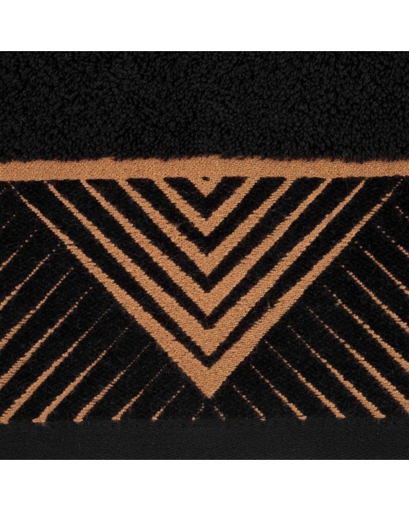 Ręcznik bawełna 70x140 Viktoria 2 czarny