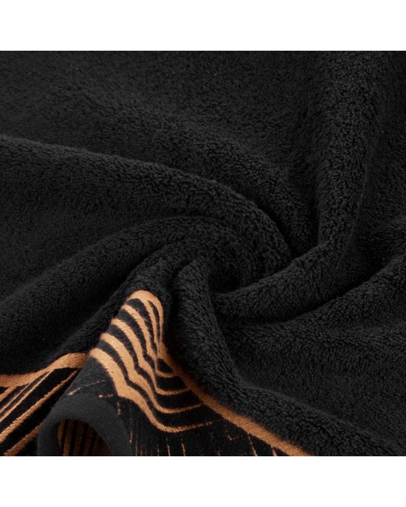 Ręcznik bawełna 70x140 Viktoria 2 czarny