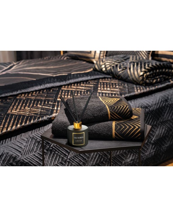 Ręcznik bawełna 70x140 Viktoria 2 czarny