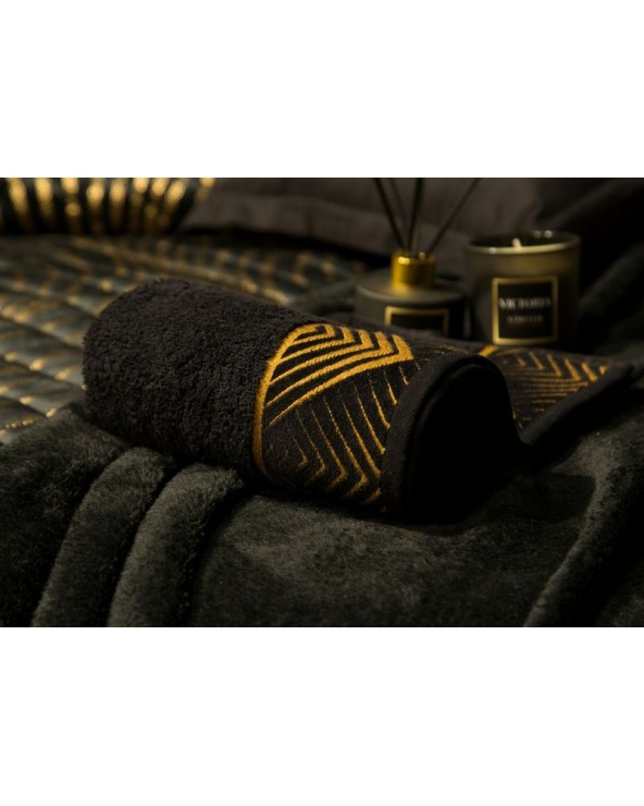 Ręcznik bawełna 70x140 Viktoria 2 czarny