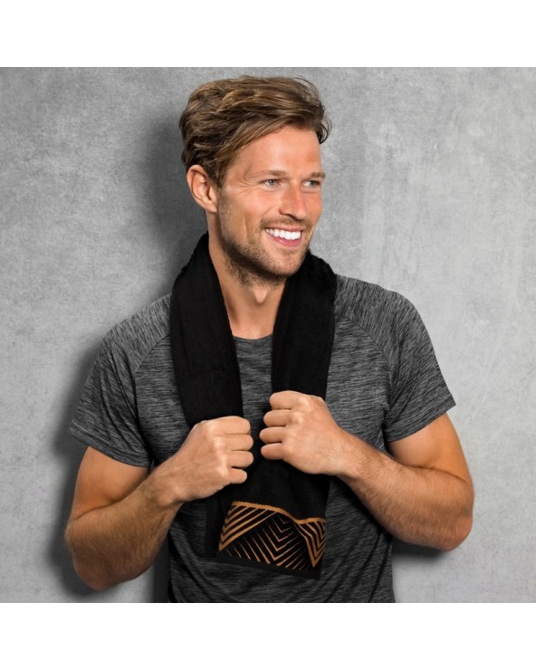 Ręcznik bawełna 70x140 Viktoria 2 czarny