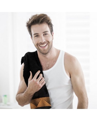 Ręcznik bawełna 70x140 Viktoria 2 czarny