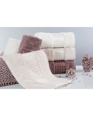 Ręcznik bambus 70x140 Bambo 02 biały