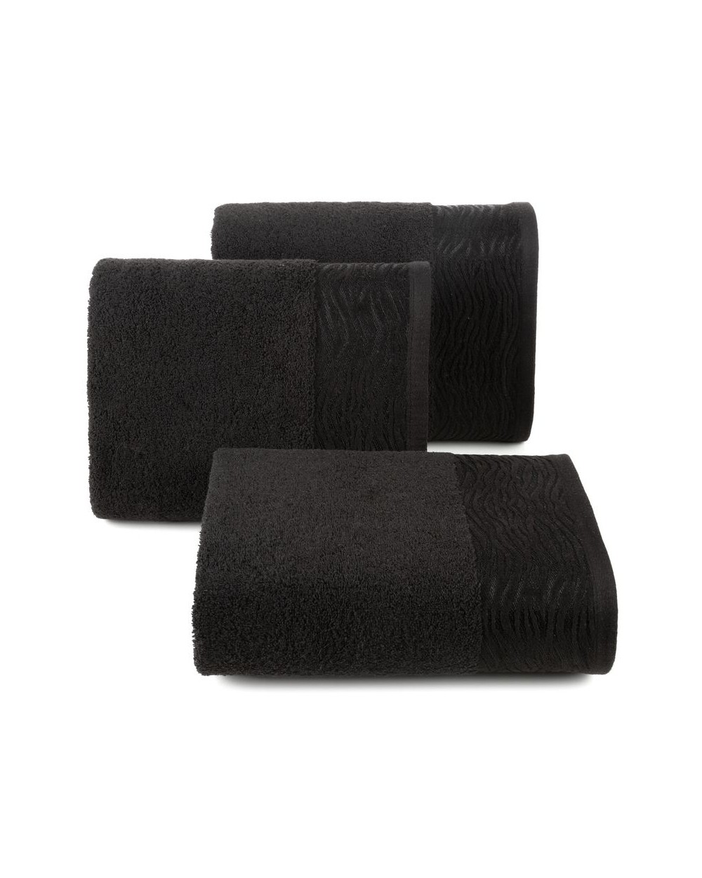 Ręcznik bawełna 70x140 Dafne czarny