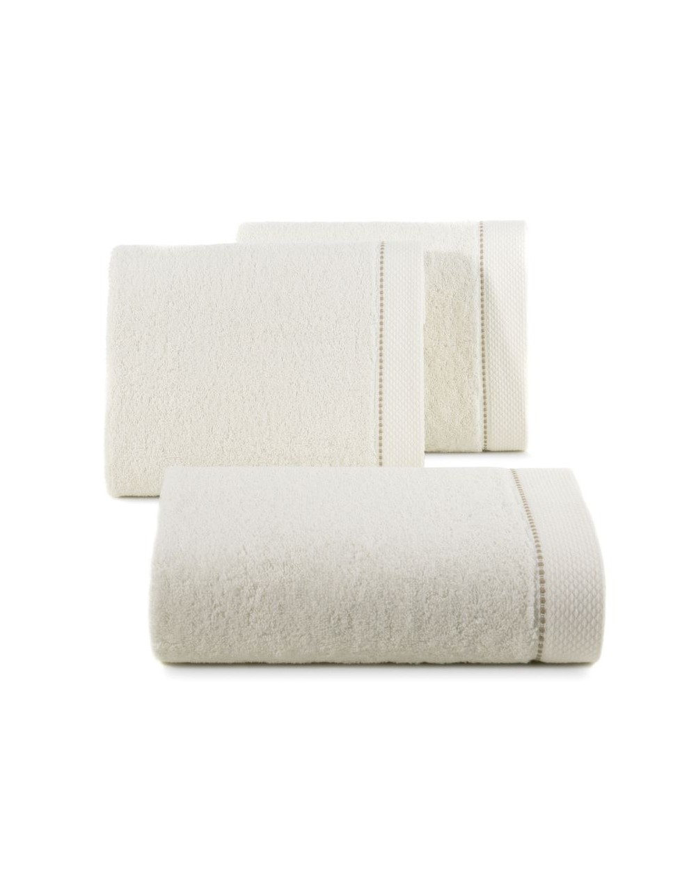 Ręcznik bawełna 70x140 Daisy kremowy