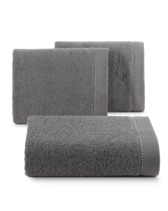 Ręcznik bwełna 30x50 Daisy stalowy