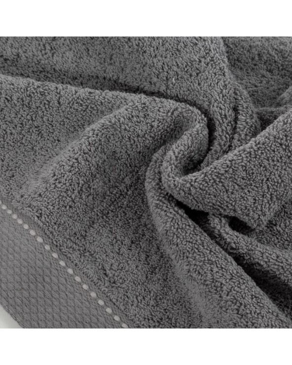 Ręcznik bwełna 30x50 Daisy stalowy