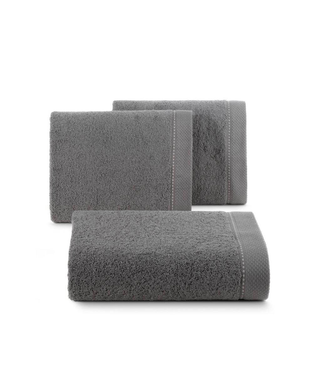 Ręcznik bawełna 50x90 Daisy stalowy