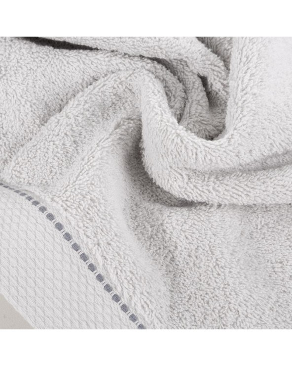 Ręcznik bawełna 100x150 Daisy srebrny