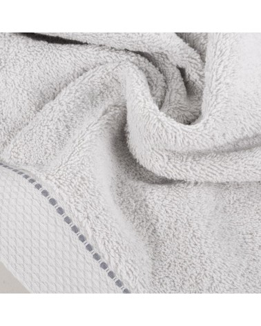 Ręcznik bawełna 100x150 Daisy srebrny