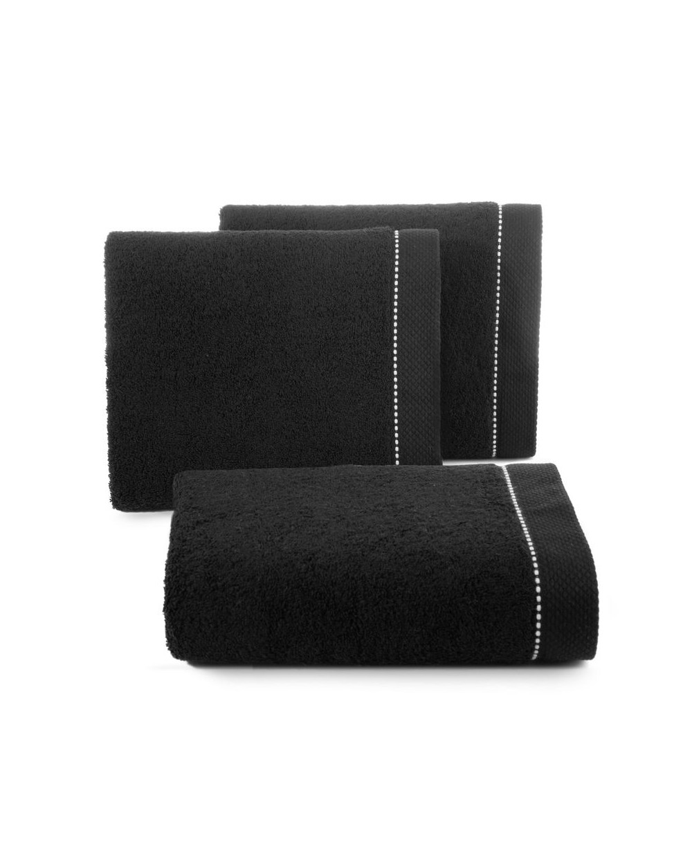 Ręcznik bawełna 100x150 Daisy czarny