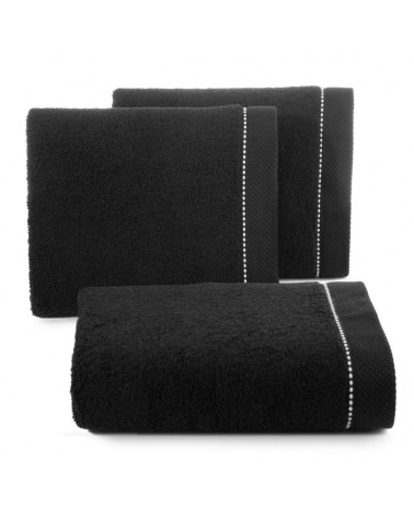 Ręcznik bawełna 100x150 Daisy czarny