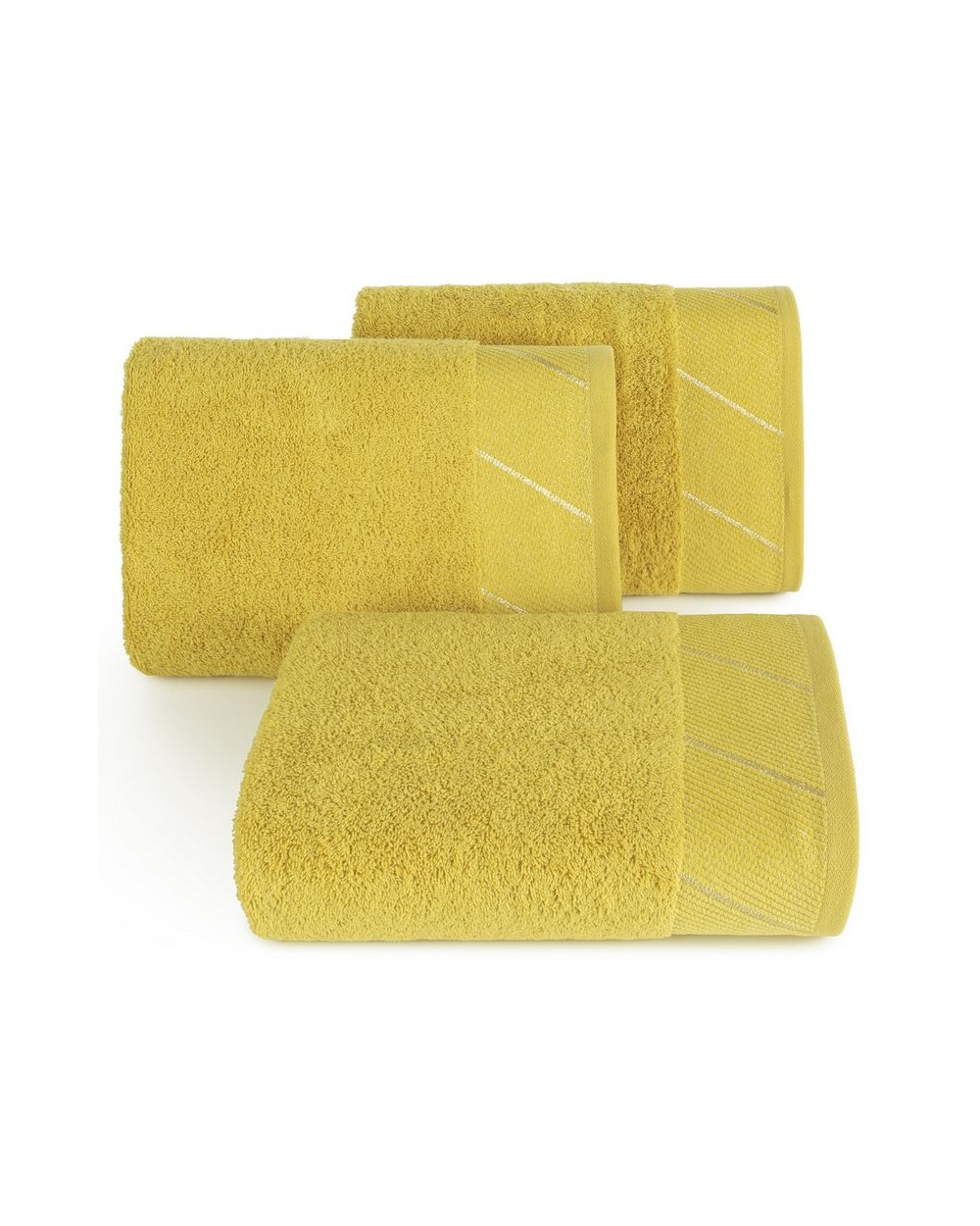 Ręcznik bawełna 50x90 Evita musztardowy