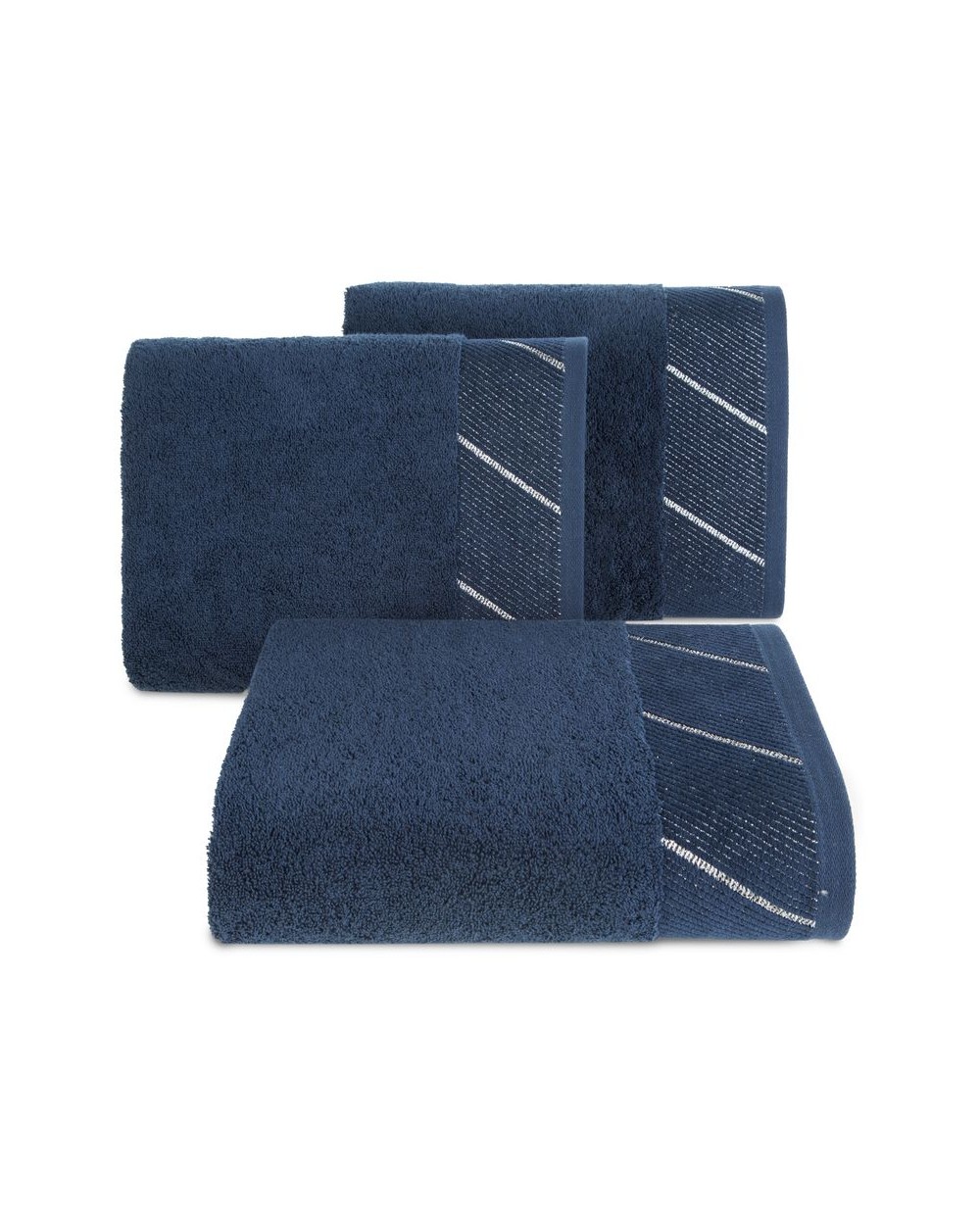 Ręcznik bawełna 70x140 Evita granatowy