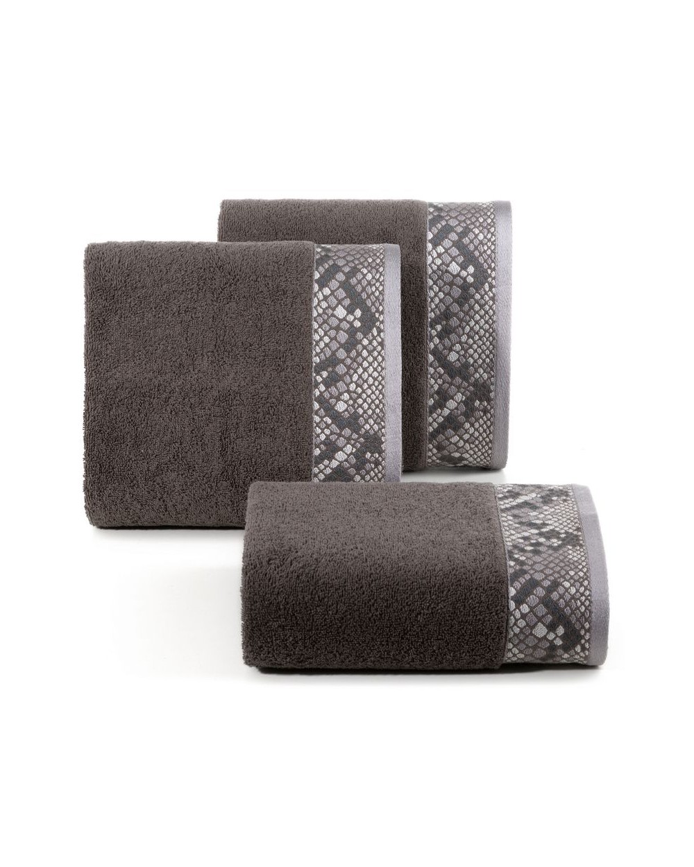Ręcznik bawełna 70x140 Gisel ciemnobrązowy