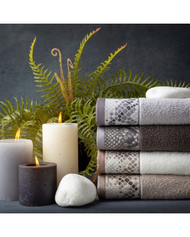 Ręcznik bawełna 70x140 Gisel ciemnobrązowy