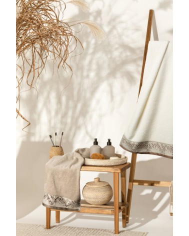 Ręcznik bawełna 70x140 Gisel ciemnobrązowy