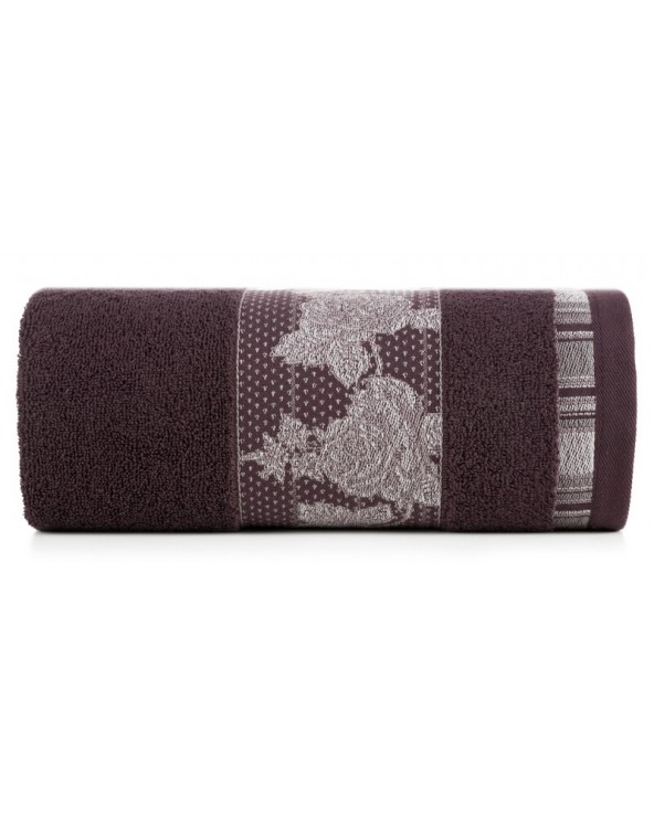 Ręcznik bawełna 50x90 Isabel ciemnofioletowy