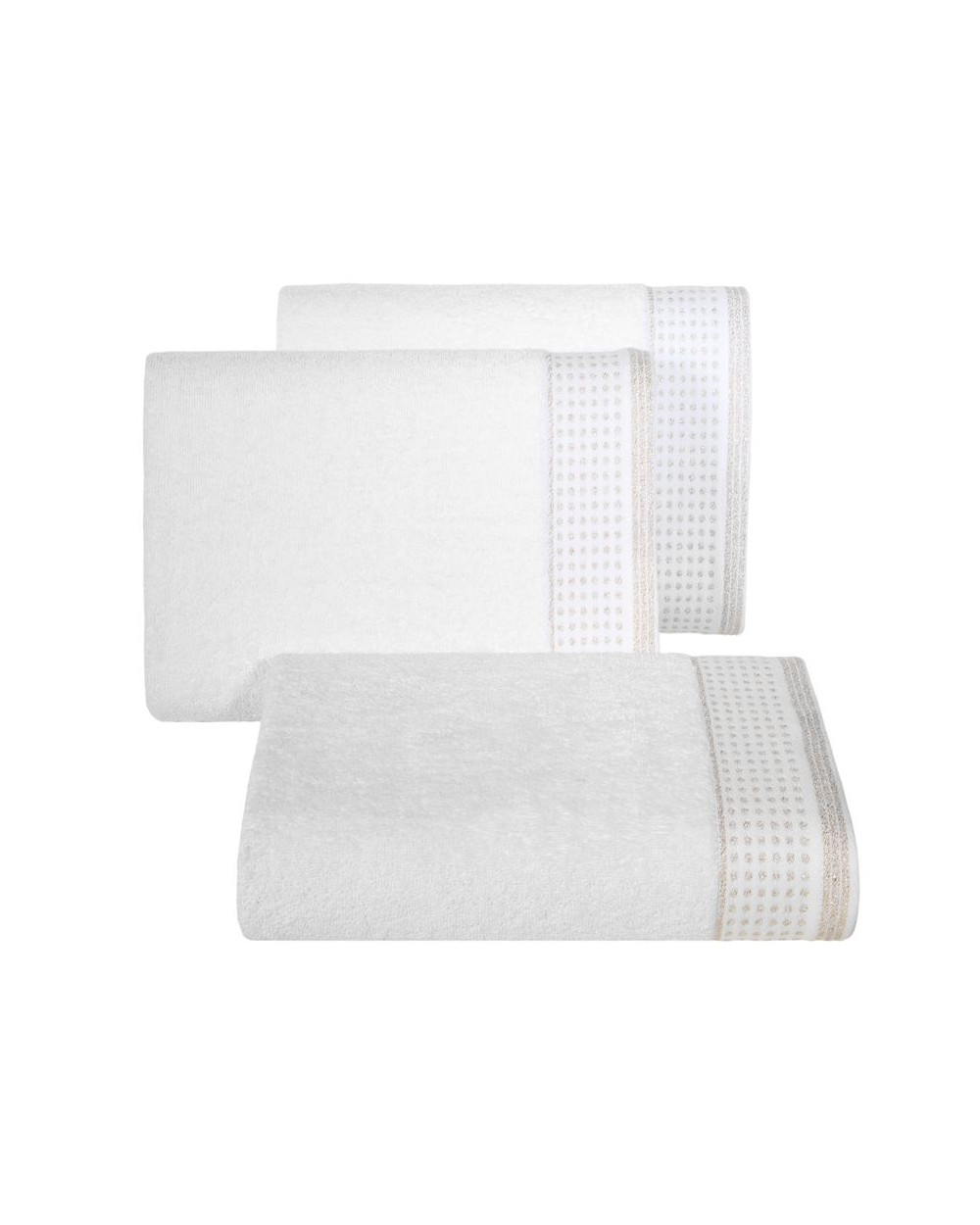 Ręcznik bawełna 30x50 Luna biały