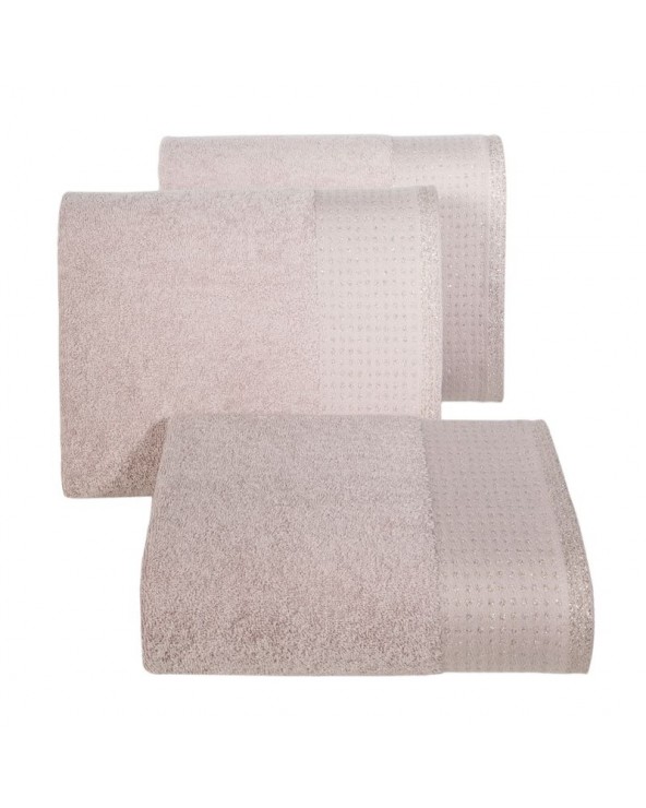Ręcznik bawełna 70x140 Luna pudrowy