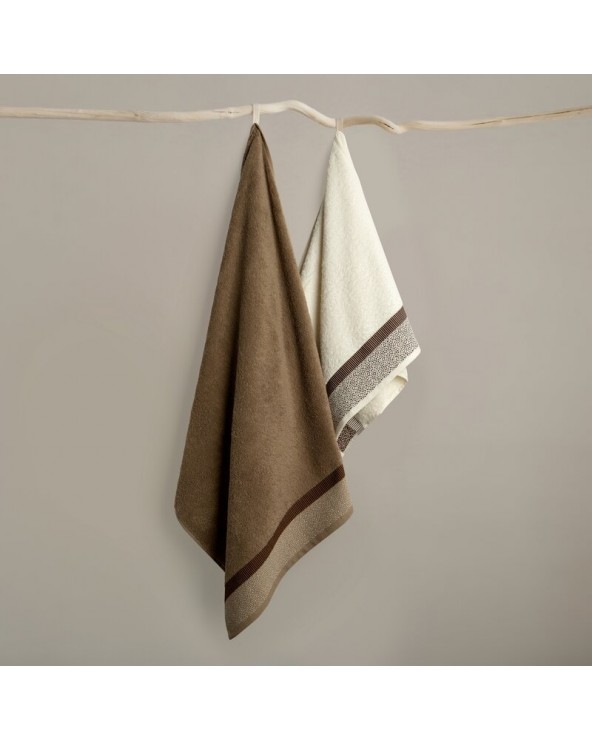 Ręcznik bawełna 50x90 Marit ciemnobeżowy