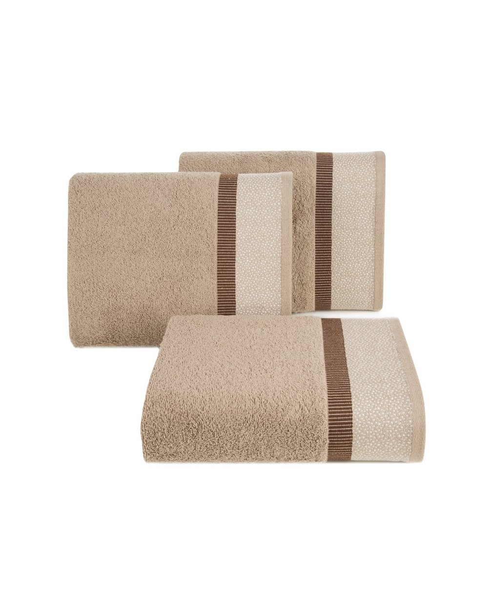 Ręcznik bawełna 70x140 Marit ciemnobeżowy