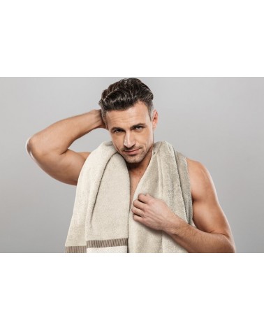 Ręcznik bawełna 70x140 Marit ciemnobeżowy